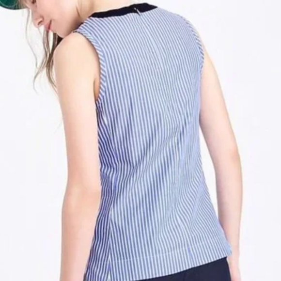 J.Crew Striped Peplum Tank Top size0 - Picture 10 of 11